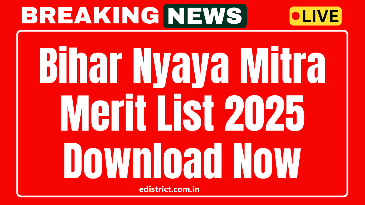Bihar Nyaya Mitra Final List 2025