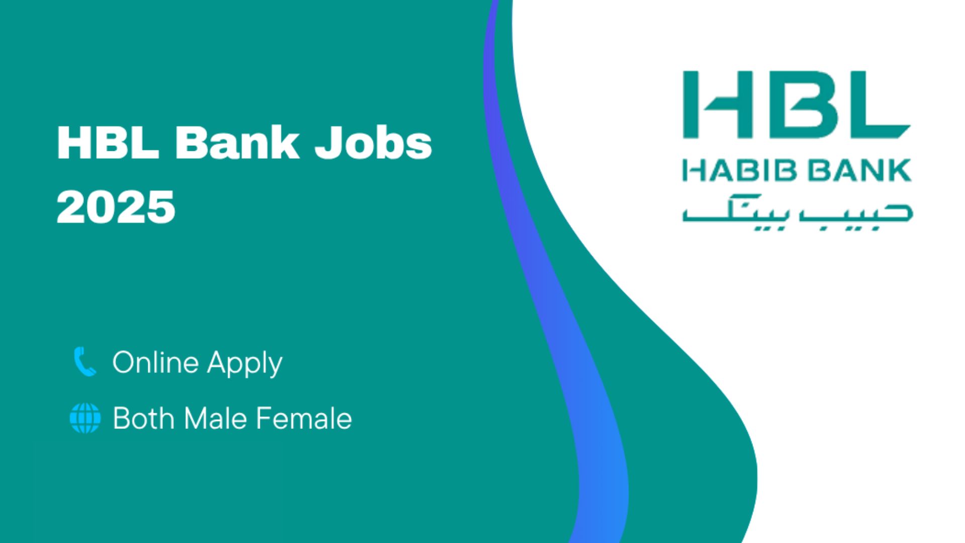 HBL 2025 Jobs Online Apply Pakistan
