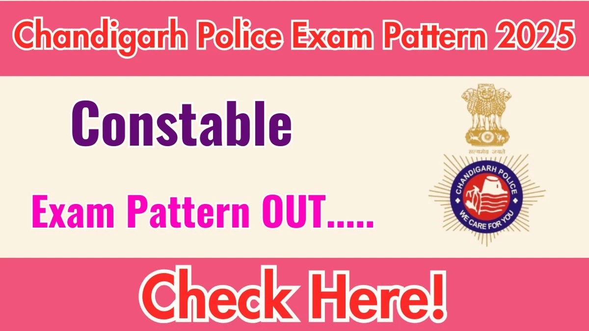 Chandigarh Police Constable Syllabus 2025