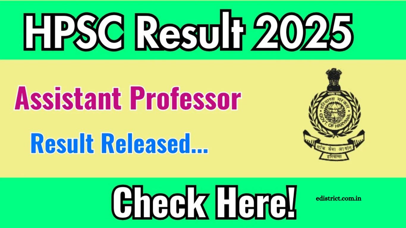 HPSC Releases Assistant Professor Result