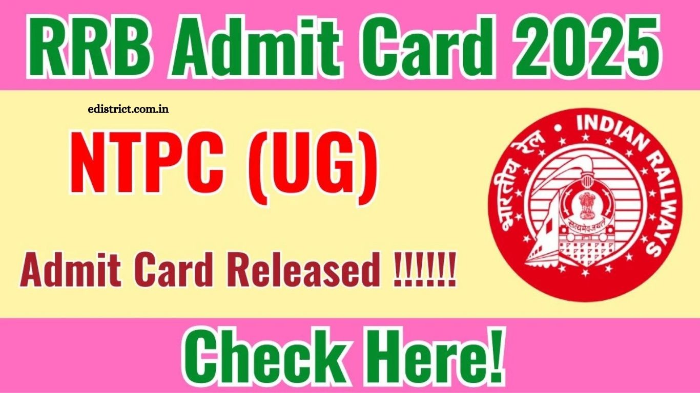 RRB NTPC UG Admit Card