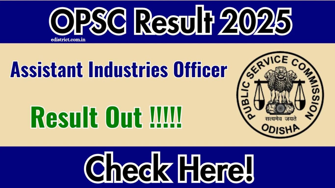 OPSC Assistant Industries Officer